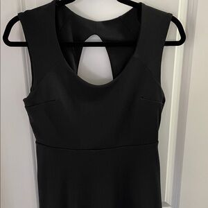 Monteau Black Sleeveless Dress with back cut out